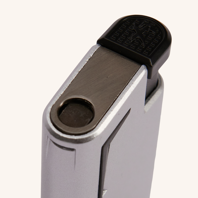 Xikar XK1 Single Jet Flame Lighter Silver