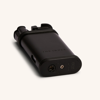 The Index Single Jet Lighter Matte Black