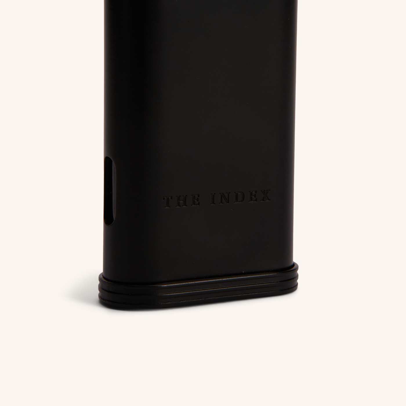 The Index Single Jet Lighter Matte Black